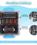 Digital watch from Beginner Soldering Practice Kit For STEM Classrooms And Home Projects Build A Working Digital Watch With 12/24 Hour Settings with function settings visible
