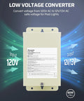 60W Pool Light Transformer Converts 120V AC To 12V And 13V AC For Pool Spa Fountain And Landscape Lighting Dual Output Waterproof Indoor Outdoor Use Low Voltage Safety Transformer