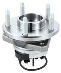 Front Wheel Bearing Hub Assembly With ABS Sensor Plug For Chevy Cobalt HHR Malibu Pontiac G6 Saturn Aura 2004 To 2012 Driver Or Passenger Side Bare Steel Replacement Ready To Bolt In