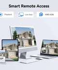 Smart Remote Access feature of 4MP AcuSense Fixed Mini Dome Network Camera With Built In Mic 2.8mm Lens PoE IR Night Vision