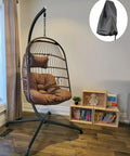 Egg Chair Hanging Kit With Springs Pins Plugs And Snap Hooks For Outdoor Swing Hardware 550 Lbs Capacity with chair setup