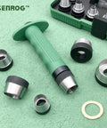 12 In 1 Gasket Punch Set With Sharp Leather Hole Punches And Hollow Punches for leather crafting, handle and stainless steel heads