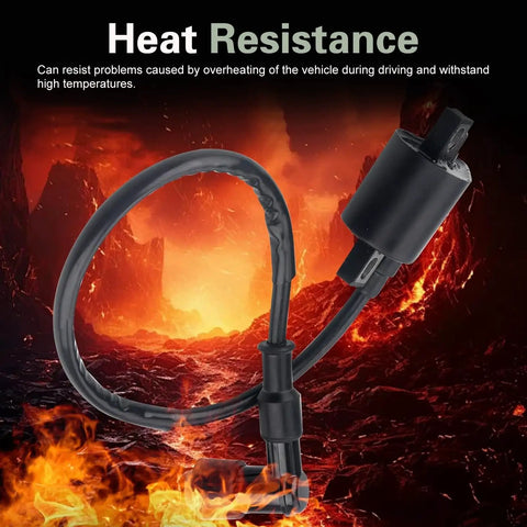 High Performance Ignition Coil Kit For ATVs Dirt Bikes Go Karts Scooters And Quads 50cc To 250cc Engine Power Spark Plug Wire