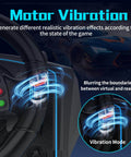 1080 Degree Magnetic Induction Racing Wheel with Dual Motor Vibration, showcasing realistic game effects for PC and PS3.