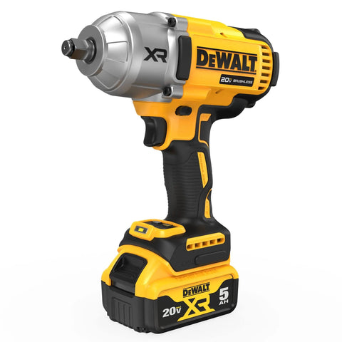 20V Max Cordless Impact Wrench with Hog Ring Anvil, brushless high torque half inch, four modes, variable speed trigger