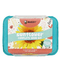Two Pack Indoor Flower Grow Kit With Colorful Egg Cartons, Sunflower And Daisy Seeds, Eco Friendly Growing Medium