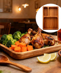 Professional Two Piece Valet Tray Router Templates For Busy Workshops Heavy Duty 5MM Tracing Guides that lock down quick shown with meal.