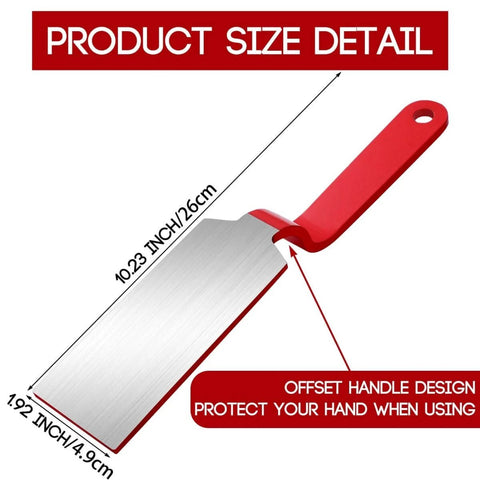 Pro Grade Auto Body Dinging Spoon Dent Repair Slapper Tools for Smoothing Dings on Metal Panels, steel, 26cm size detail