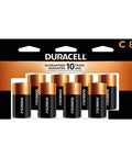 Coppertop C Batteries 8 Pack Long Lasting Power For Toys Flashlights Radios Stereos Fans And More With 10 Year Shelf Life And Everyday Workhorse Performance, Duracell C-size alkaline batteries pack
