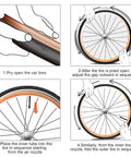 Two Pack 700x28C And 32C Bike Tubes With 48Mm FV Presta Valve For 700C Road Bikes installation instructions