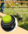 Ryobi Reel Easy Plus Bump Feed Trimmer Head For Straight Shaft Models RY15526 RY15527 RY15529 in use on grass