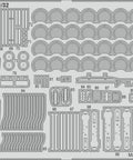 Stainless steel One Thirty Second Scale A 20 J And A 20 K Havoc Boston Engraved Photo Etched Detail Parts Set for model kits