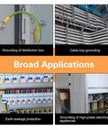 Various grounding applications using Badass Heavy Duty Flexible Braided Copper Engine Grounding Straps Five Pack for electrical systems.