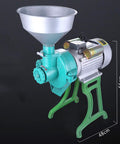 Beefy 3000W Powerhouse Commercial Grain Mill And Flour Grinder with large funnel and metal frame for dry and wet grinding