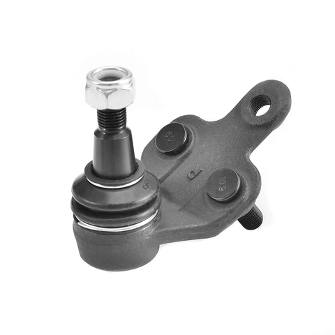 Close-up of ball joint from Two Front Lower Control Arms With Ball Joint And Bushing Assembly Direct Fit Replacement Kit For 2001-2009 Lexus ES300 ES330 RX330 RX350 RX400h Toyota Camry Highlander Solara Includes K620333 And K620334.