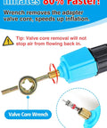 Set Of 6 Inflatable SUP Pump Valve Adapters With Round Sharp Square And Spiral Nozzles For Boards Pools Boats Rings And Floats Easy Fit And Leak Free Inflation For All Your Air Gear valve core wrench close-up