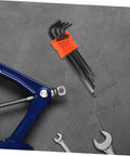 Kichvoe Premium Hex Key Wrench Set With Ball End Design And Long Arm Build For Precision Screw Repair Plus Industrial Maintenance Tasks In Electronics And Bike Fixes High Carbon Steel Metric Tools, metric hex keys in orange holder