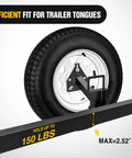 Heavy Duty Spare Tire Carrier Mount For Stake Pocket On Utility And Boat Trailers Built Tough 150 Lb Capacity illustration
