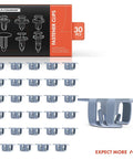Straight Up Ride Ready Daily Driver 30 Pcs Front Bumper Specialty Screw Nut Retainer Clips For Chevy Chevrolet, gray clips set.