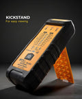 Lightweight Circuit Tracer And Breaker Finder Tool Nailing Down Dead Shorts Up To Six Hundred Volts ETL Certified with kickstand for easy viewing.