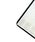 Close-up of 2 Pack Replacement HEPA Filter for Filtrete Room Air Purifier Models C01 T02 showing pleated filter detail