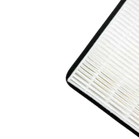 Close-up of 2 Pack Replacement HEPA Filter for Filtrete Room Air Purifier Models C01 T02 showing pleated filter detail