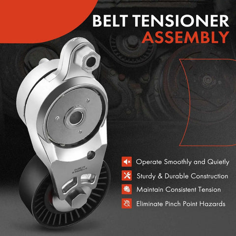 Serpentine Belt Tensioner Assembly With Pulley For Toyota Camry 2012 2017 RAV4 2009 2018 Sienna 2011 2013 Venza 2009 2015 OE Style