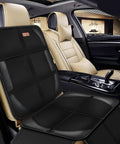 Kid Safe Car Seat Protector Cover With 600D Waterproof Non Slip Cushion Mat Large Size shown on luxury car seat