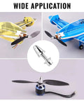 Six Pack RC Propeller Adapters 4mm Shaft To 6mm Output Aluminum Spinner Prop Saver for RC airplanes with brushless motors