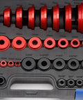 Premium 43 Piece Bearing Mounting Install Device Kit With Seal Drivers Pullers Crafted Durable 6061 Aluminum Alloy Build For Wheel Hub Service Tools No Fuss Option For Garage Bosses And Home Repair The Grind On Your Vehicle Today, red seal drivers