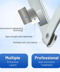 55-2 Attic Ladder Hinge Arms Compatible With Mk5 WU2210 W2208 W2210 After 2010 Ladders with anti-rust coating diagram