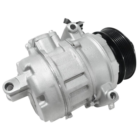 Heavy Duty Air Conditioning AC Compressor No Hassle Bolt On Replacement For Ford Explorer 2011 Through 2015 side view