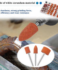 64 Piece Sanding Bits And Drum Set For Dremel Rotary Tool With Storage Box, Aluminum Oxide Tough Enough For Metal Rust Removal