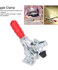 Heavy Duty Toggle Clamp With 330.7 Lb Holding Capacity, Quick Release Hold Down Clamp For Woodworking Jigs And Fixtures
