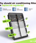 Heavy Duty DualGuard Cabin And Engine Air Filter For 2020-2026 Kia Telluride 3.8L And 2019-2020 Hyundai Santa Fe 2.0L 2.4L