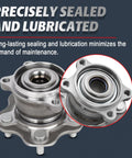 Rear Wheel Hub Bearing And Hub Assembly Kit AWD Pair Left Right For Nissan Rogue 2008-2020 AWD And Juke 2011-2017 AWD