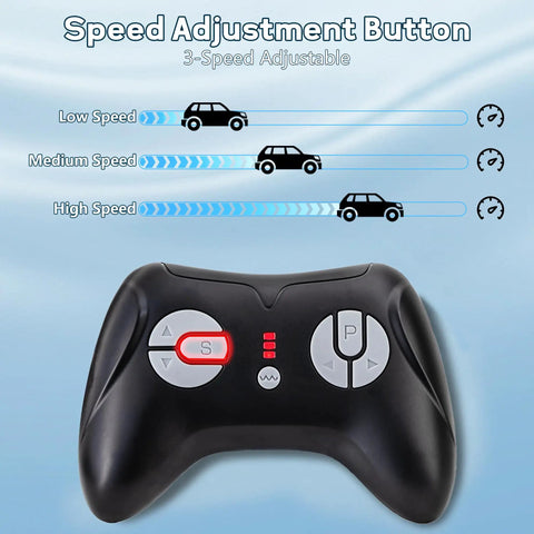 2.4GHz Bluetooth Remote Controller For 12V/24V Ride On Cars with 3 speed modes and one key pairing, JR model compatible
