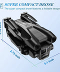 1080P HD Camera Drone Easy To Fly For Beginners And Kids And Adults With Two Batteries Carrying Case Stable Hover Trajectory