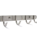 Brushed Nickel 11 Inch Wall Mounted Coat Rack With Four Hooks Durable 304 Stainless Steel Towel Rail For Bedroom Bathroom Foyer And Hallway Organization Built For Your Home Hang Space