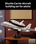Shuttle Carrier Aircraft Building Set For Adults Ages 18 Plus Dope Boeing 747 And NASA Space Shuttle Enterprise Build Kit