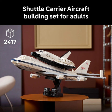Shuttle Carrier Aircraft Building Set For Adults Ages 18 Plus Dope Boeing 747 And NASA Space Shuttle Enterprise Build Kit