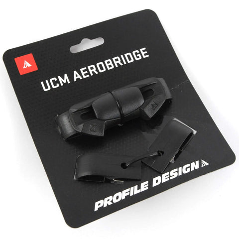Aerobridge Bike Computer Mount, Ride-Ready Ultra Lightweight 37g, Adjustable 70 To 120mm Clamp packaging on black card