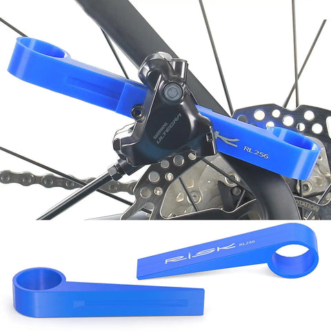 Bike Disc Brake Pad Spreader And Piston Press Tool For Shimano Calipers Road And MTB Brake Caliper Reset, blue plastic