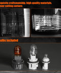 Close-up of Smoked Tail Lights With Two Halogen Bulbs For Dodge Ram 2009 2018 1500 2500 3500 And 2019 2024 Ram 1500 Classic