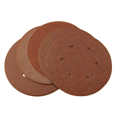 Top Notch Sandpaper Pack Featuring 50pcs Grit 180 Aluminum Oxide Discs With Hook Loop For Fast Wood Metal Rust Removal Polishing And Smoothing Surfaces - assorted sanding discs, 180 grit.