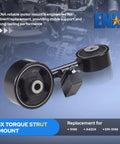 Image of Toyota Front Engine Torque Strut Mount Drop In Ready For Camry 2002 2003 2004 2005 2006 And Solara 2004 2005 2006 2007 2008 2.4L Automatic Transmission Replacement A4204 Front Motor Mount