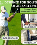 Retractable Golf Swing Trainer That Busts Your Slice, Hypes Tempo, And Delivers Instant Feedback usage in various settings