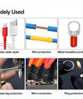 164 Piece Heat Shrink Tubing Kit 2 To 1 Insulation For Wires And Cables usage examples for electrical projects.