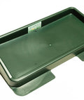 Commercial Quality Golf Ball Tray For Practice Mats High Impact Plastic Flange Sits Under Mat In Green Color