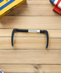 Two Pack Outdoor Gate Handles With Pins In Rustic Classic Style on wooden surface